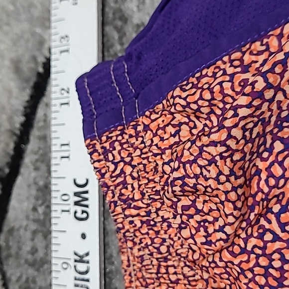 NIKE DRI-FIT EMBROIDERED SWOOSH LOGO MESH LINED ATHLETIC RUNNING SHORTS - Picture 6 of 12